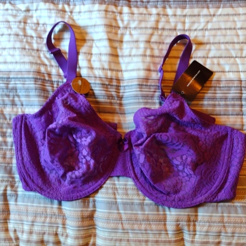 Purple Lace Bra